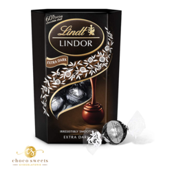 Lindt LINDOR Extra Dark Truffles 200g