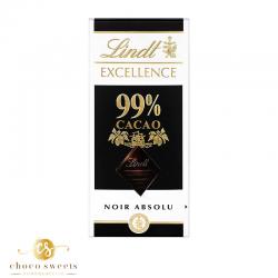 LINDT EXCELLENCE NOIR 99 CACAO 100 G